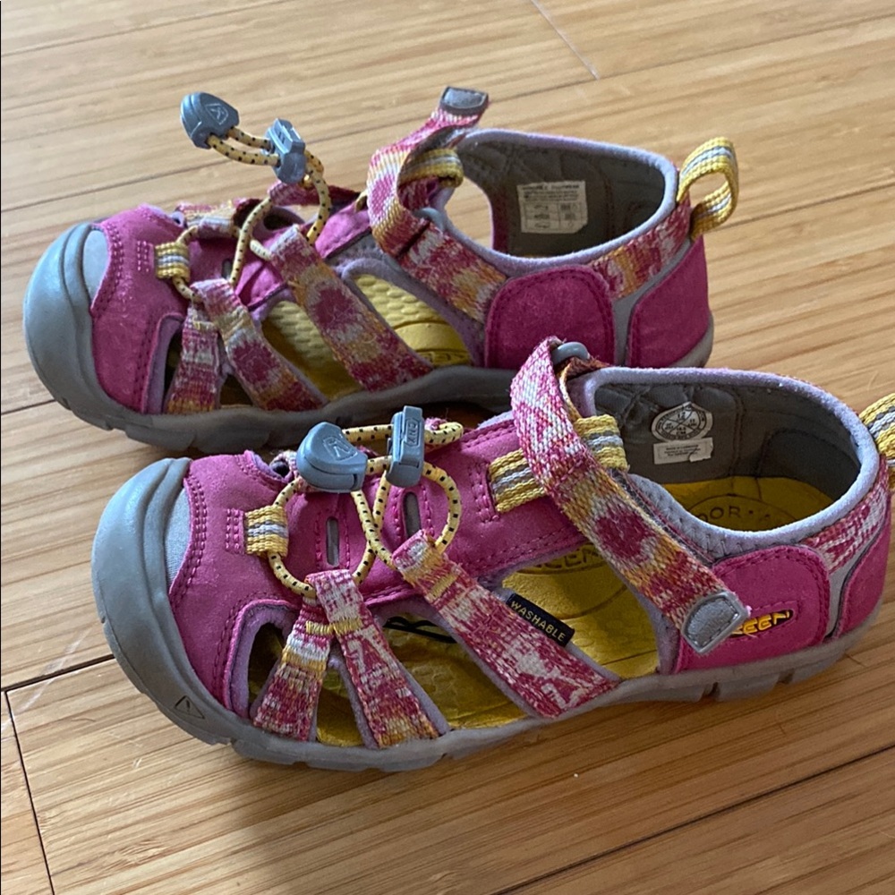 Keen Pink and Gray Sandals for Active Adventures